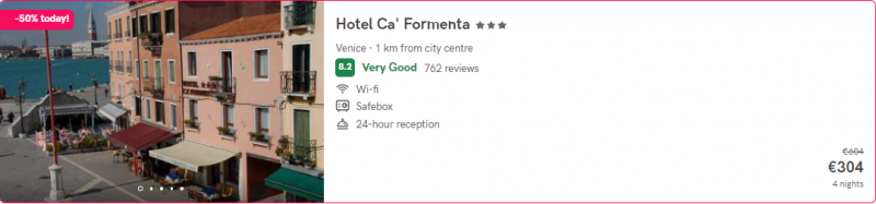 cheap hotels in venice