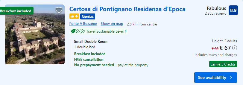 cheap hotels in tuscany