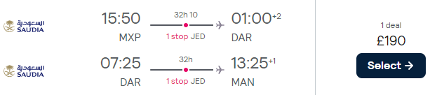 flights from Italy to Tanzania