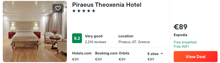 cheap hotels in athens, greece