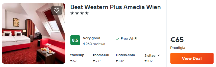 cheap hotels in vienna