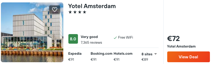 cheap hotels in amsterdam