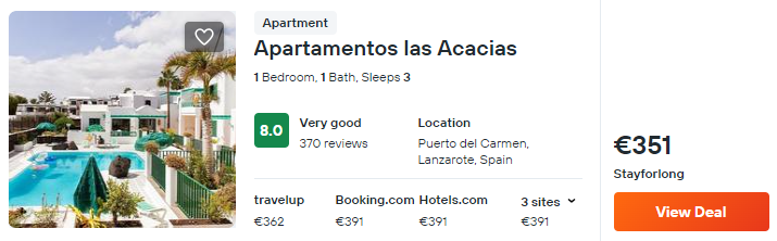 cheap hotels in lanzarote