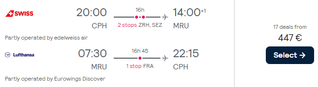 cheap flights to mauritius