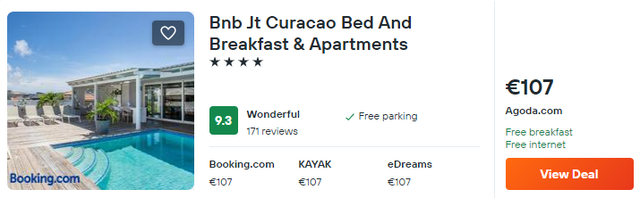 cheap hotels in curacao