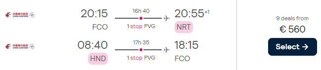 cheap flights to japan