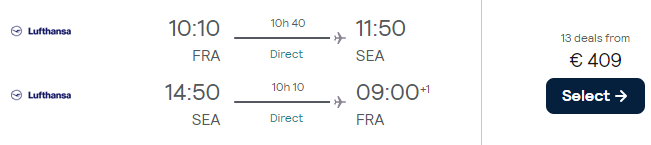 cheap fligjts to seattle