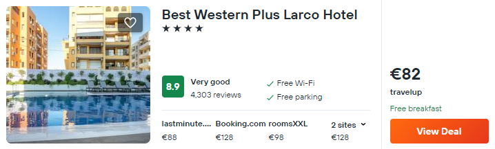 cheap hotels in larnaca