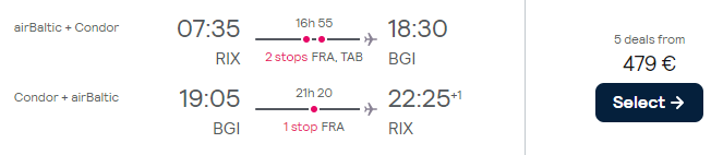 cheaap flights to barbados