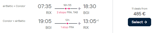 cheaap flights to barbados