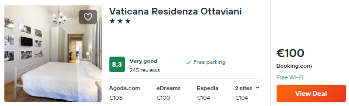 cheap hotels in rome