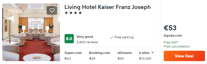 cheap hotels in vienna