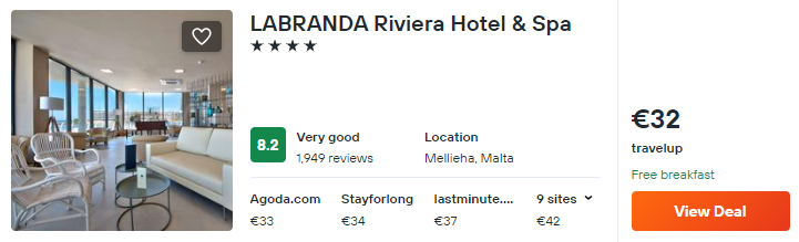 cheap hotels in malta