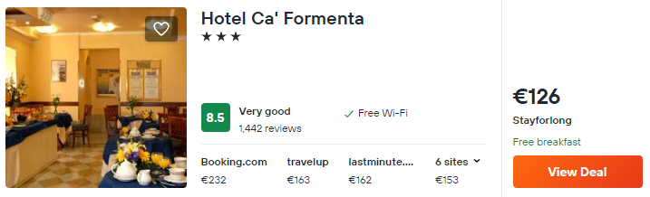 cheap hotels in venice